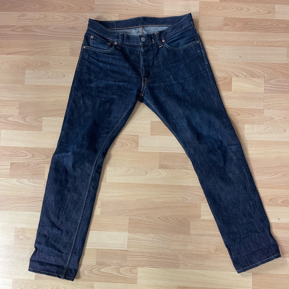 Pure Blue Japan Men's Selvedge Indigo Denim Jeans